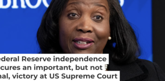 The court’s ruling against Trump’s firing of Fed board member Lisa Cook came on the same day that it further cemented his sweeping powers to fire other senior government officials. AP Photo/Mark Schiefelbein